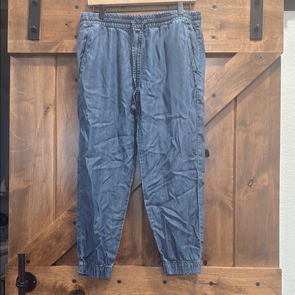 GAP Pants - Casual Blue Elastic Waist Jogger Pants